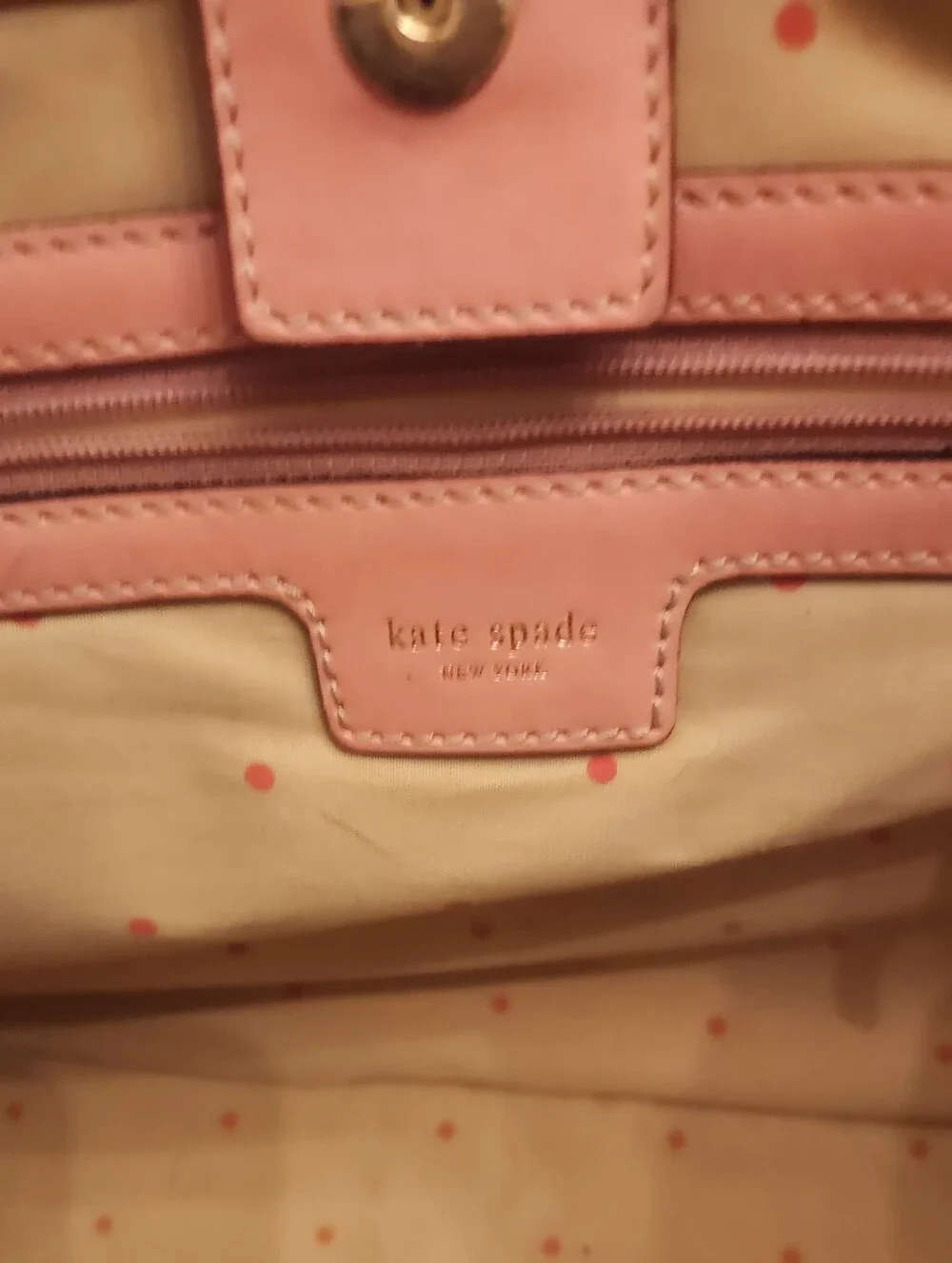 Kate Spade Pink Giraffe Print Tote